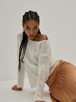 Camisola malha tricotada