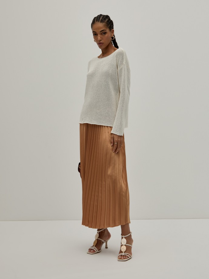 Camisola malha tricotada