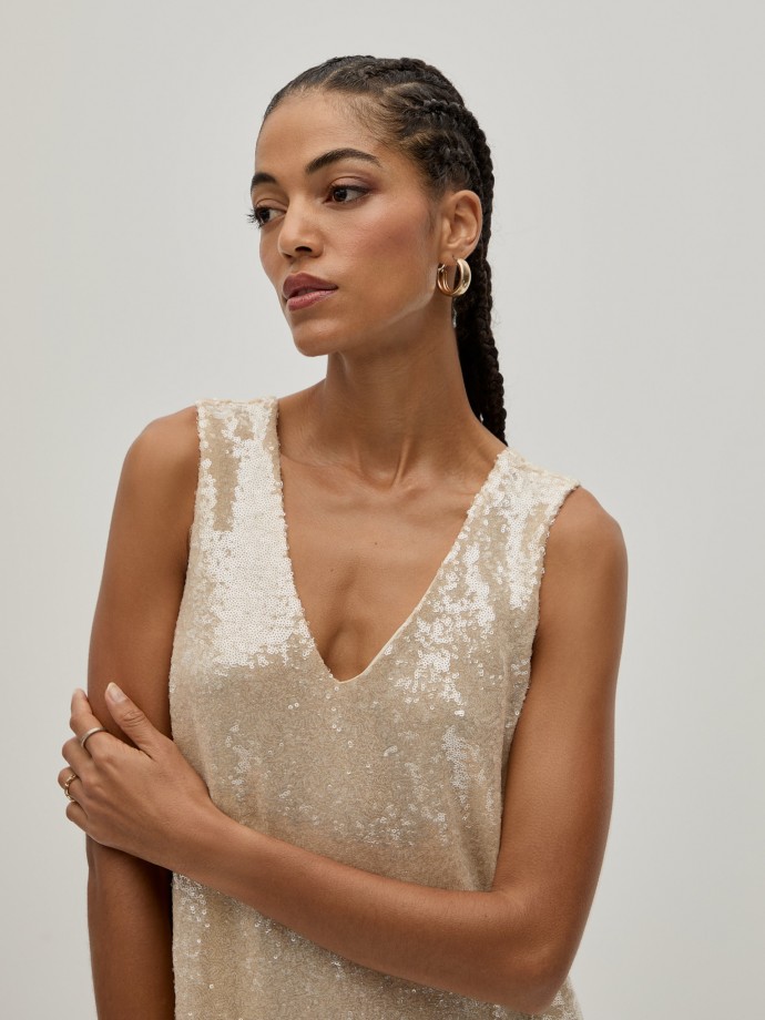 Short sequin dress