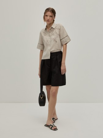 Linen blend shorts Linen blend shorts