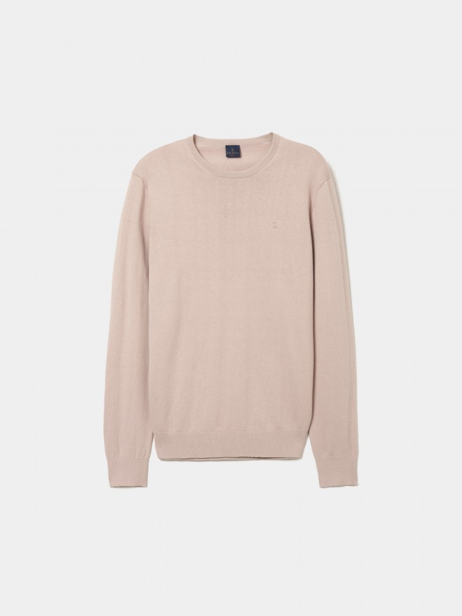 Pullover de algod�o e caxemira