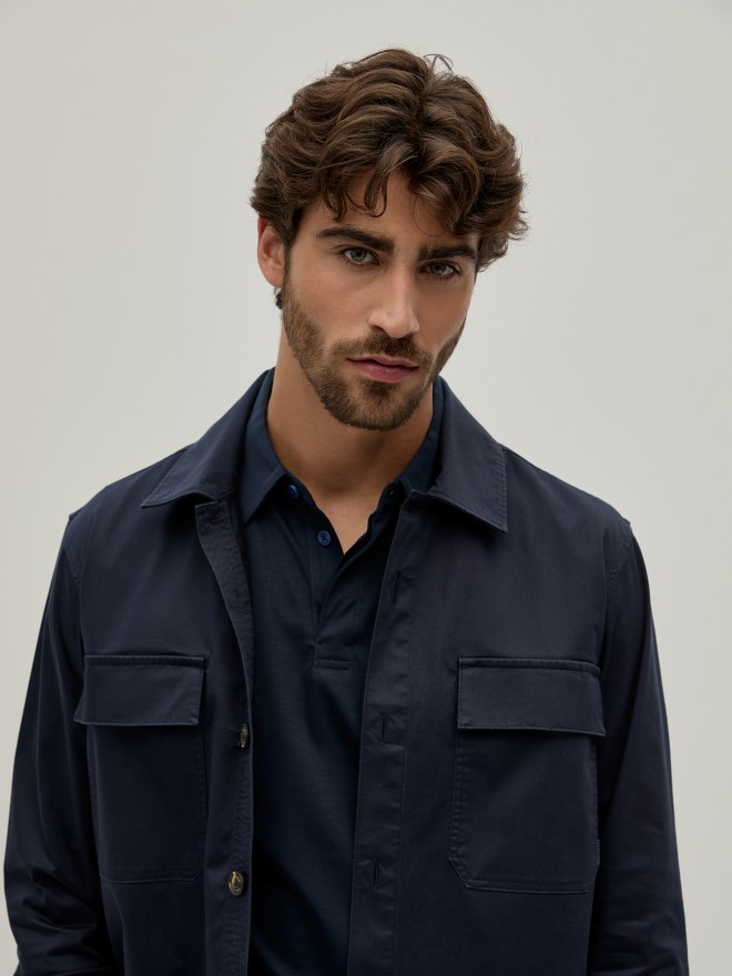 Overshirt with pockets