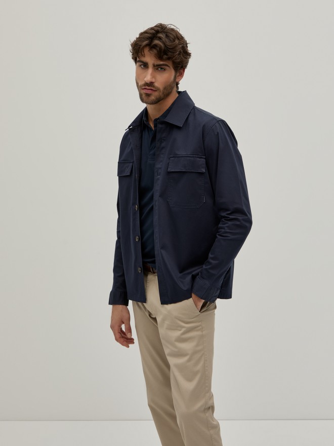 Overshirt with pockets
