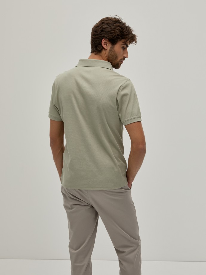Polo estruturado regular fit