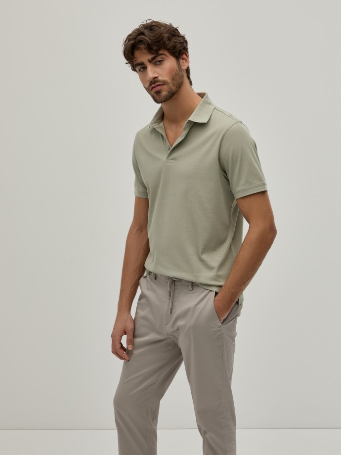 Polo estruturado regular fit