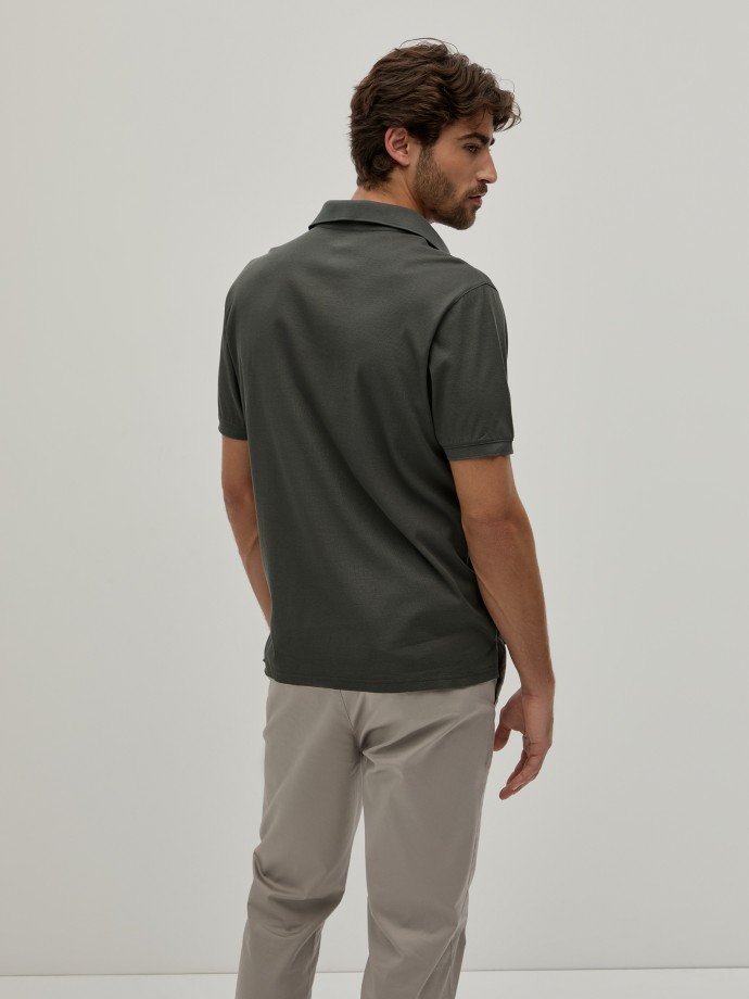 Polo estruturado regular fit