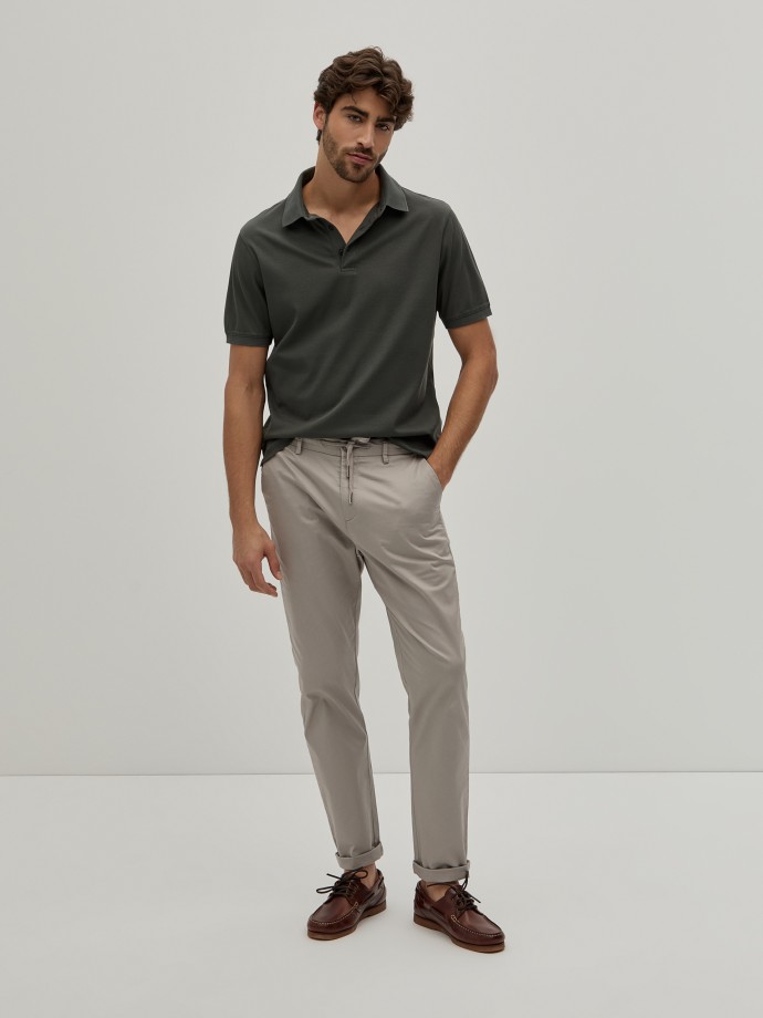 Polo estruturado regular fit