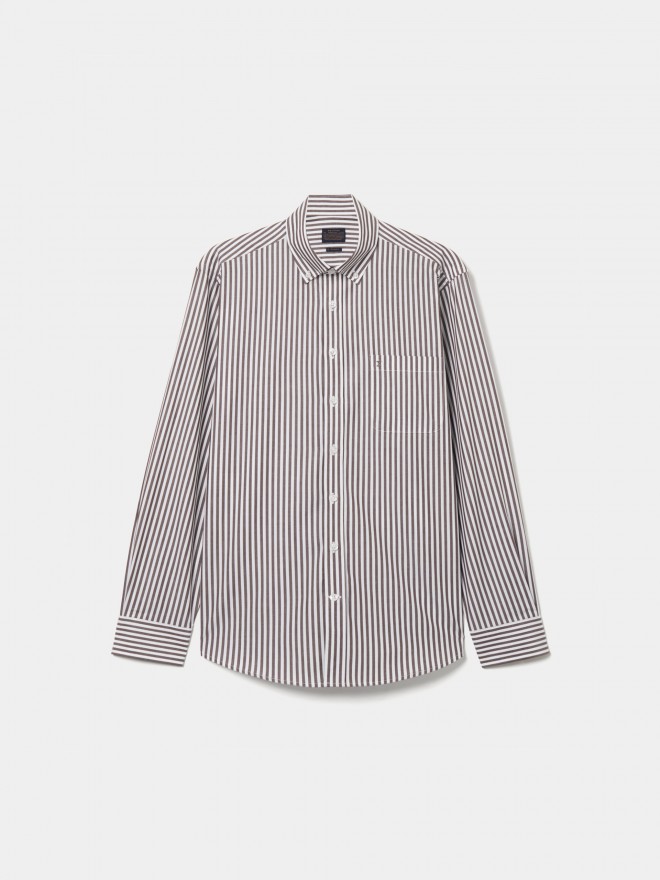 Regular fit striped shirt
