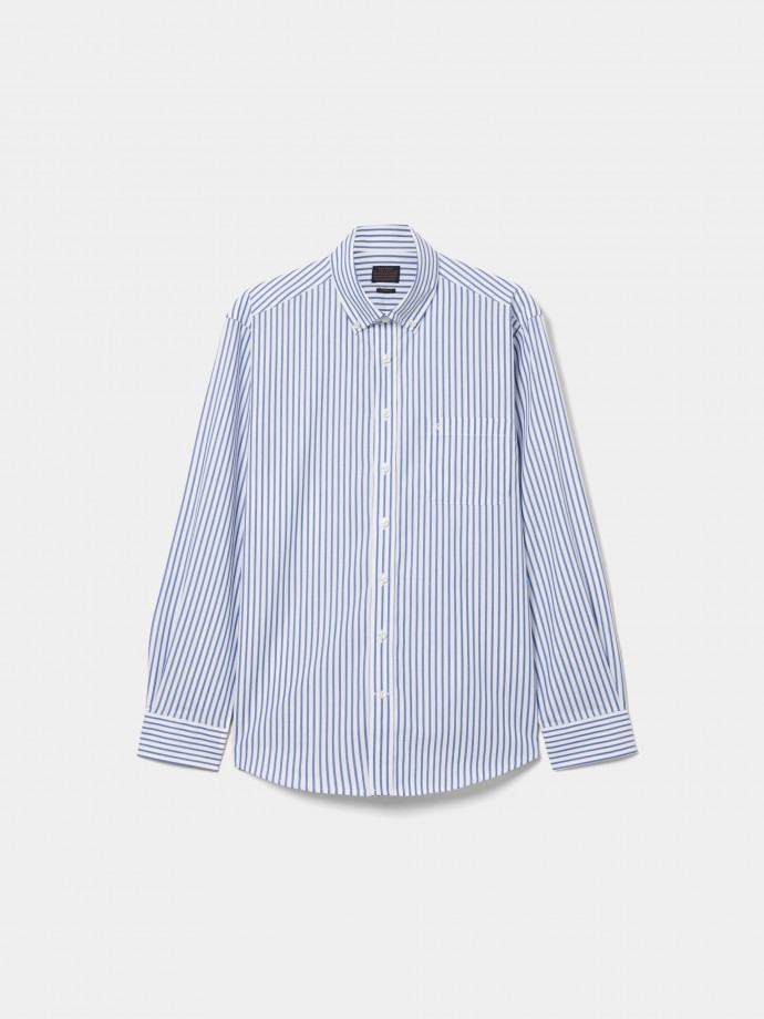 Camisa rayas regular fit