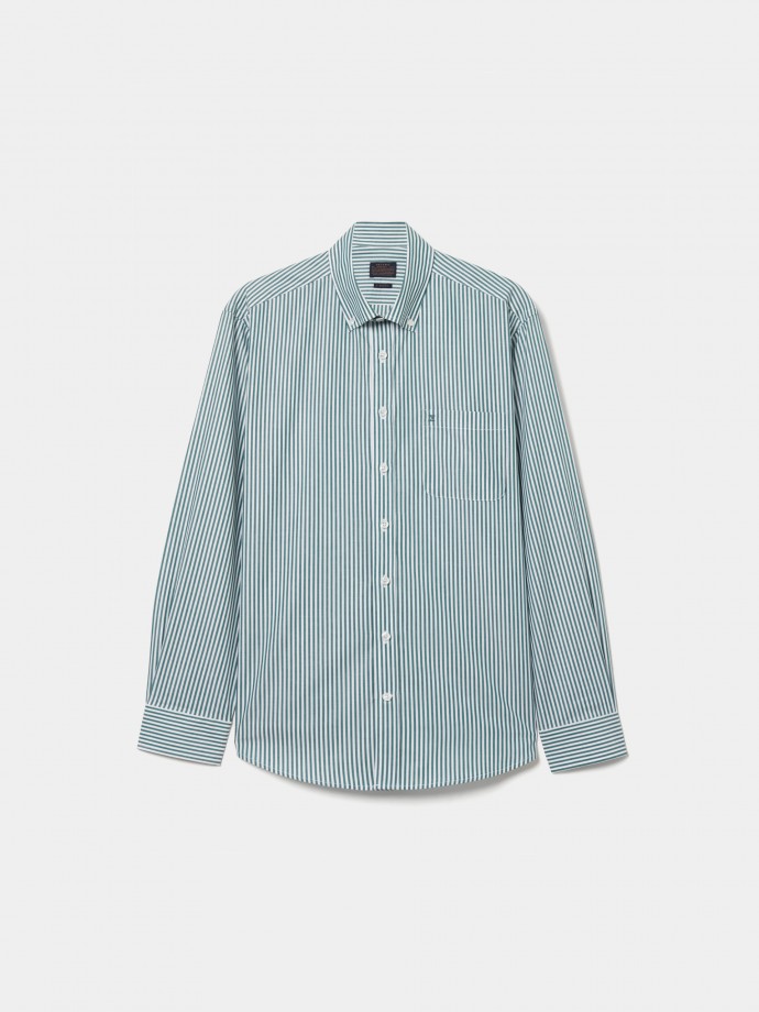 Camisa rayas regular fit