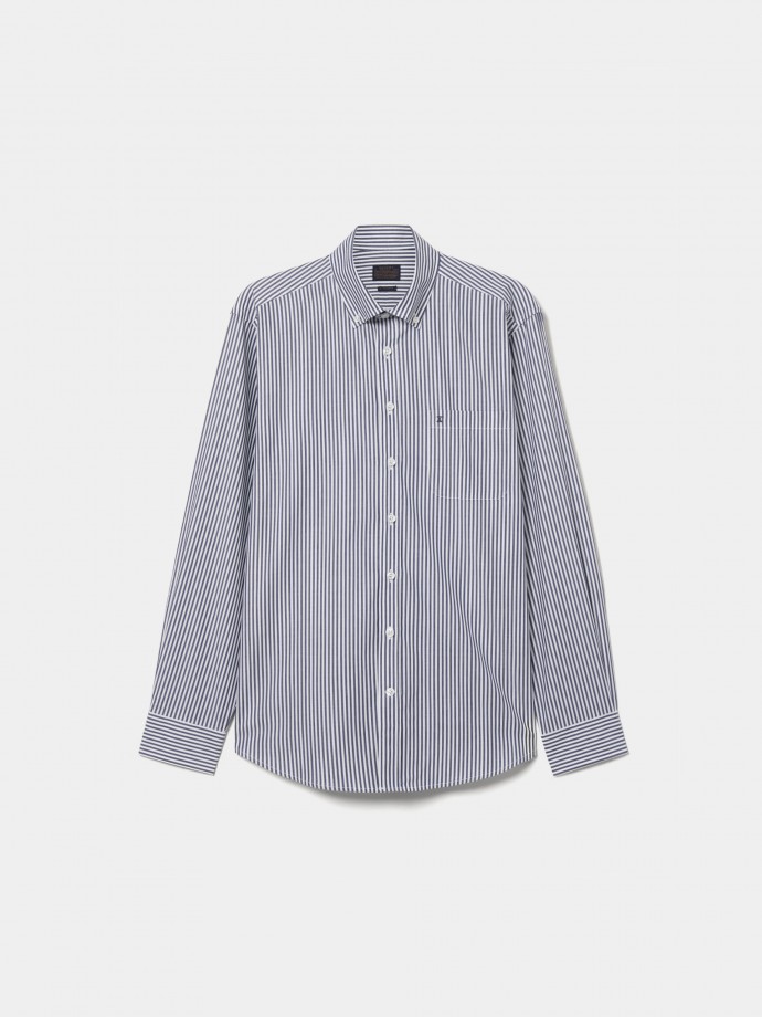 Camisa rayas regular fit