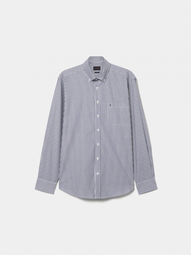 Regular fit striped shirt