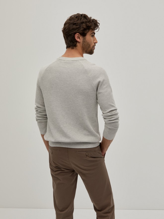 Textured knit sweater Textured knit sweater