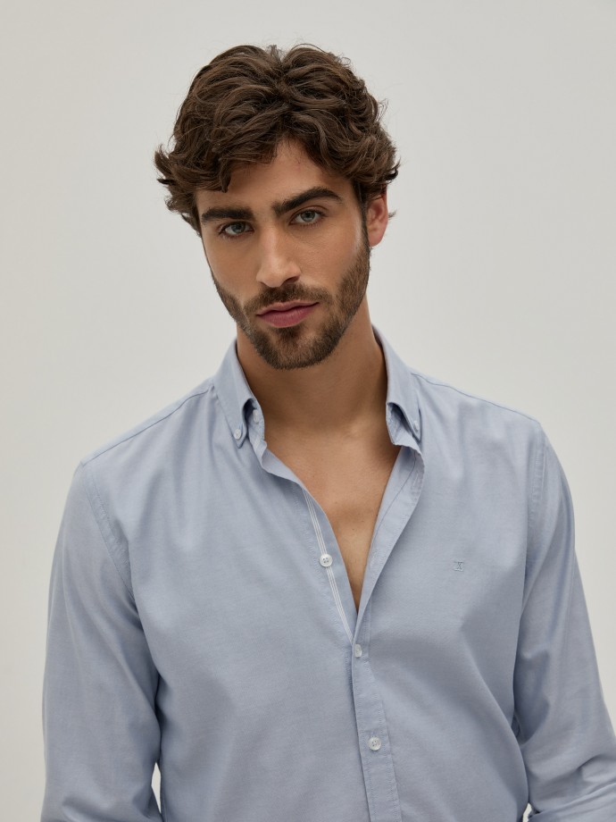 Camisa Oxford ajustada