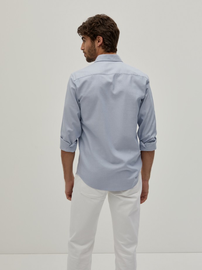 Camisa Oxford ajustada