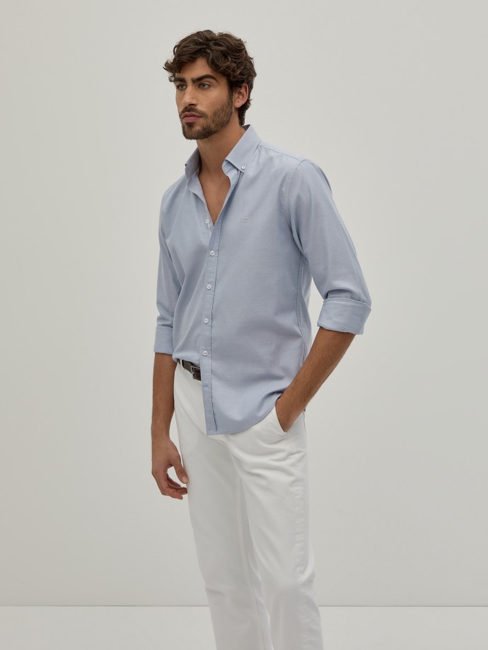 Camisa Oxford ajustada