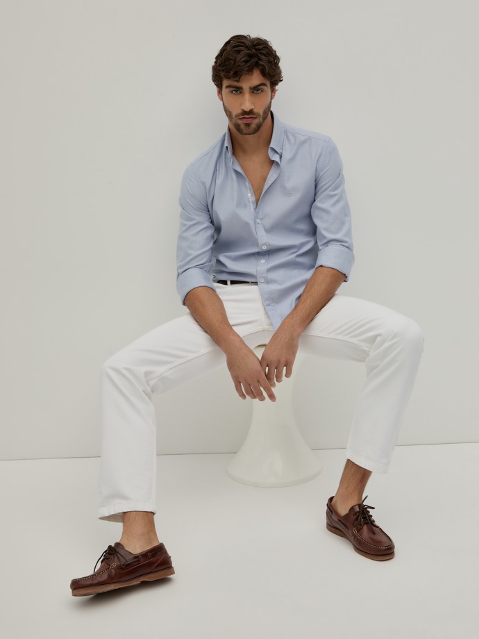 Camisa Oxford ajustada