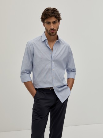 Regular fit striped shirt