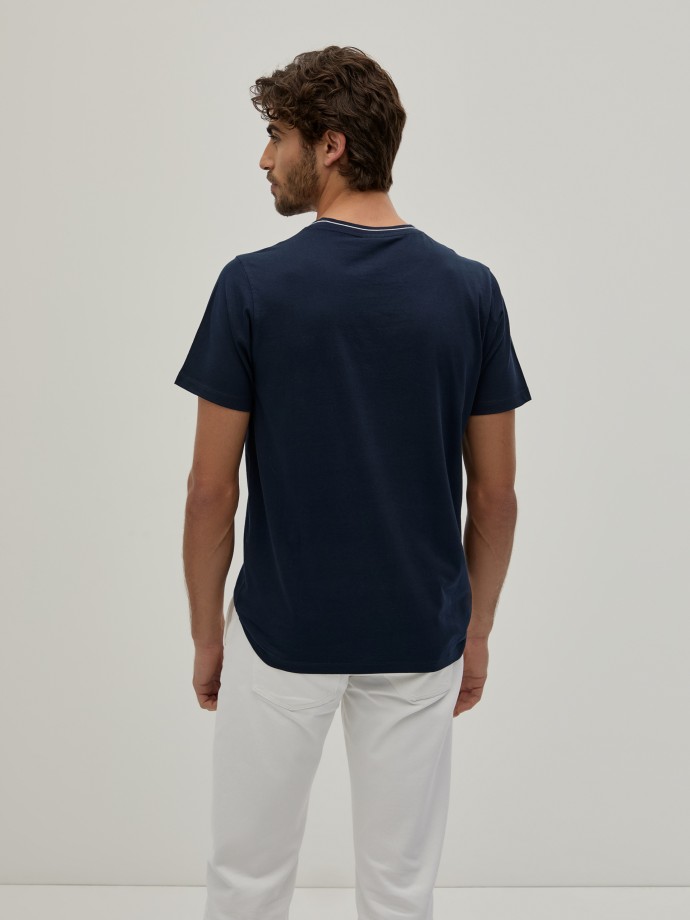 Camiseta bsica de algodn