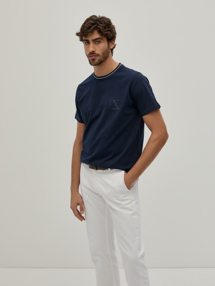 Camiseta bsica de algodn