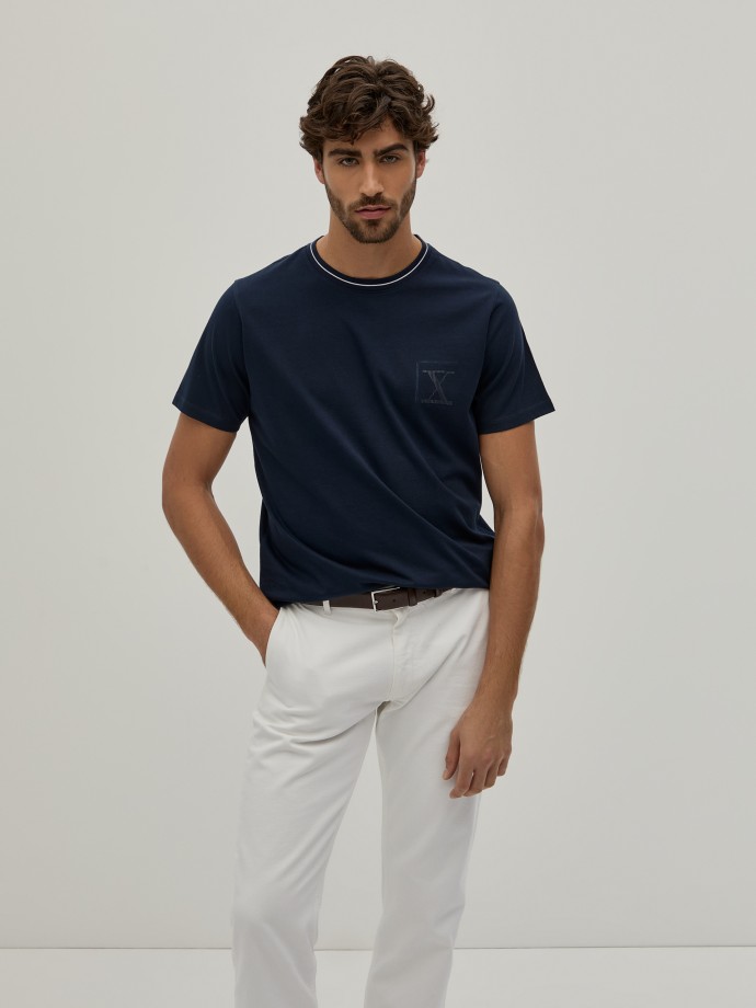 Camiseta bsica de algodn