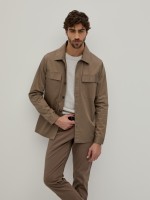 Sobrecamisa com bolsos