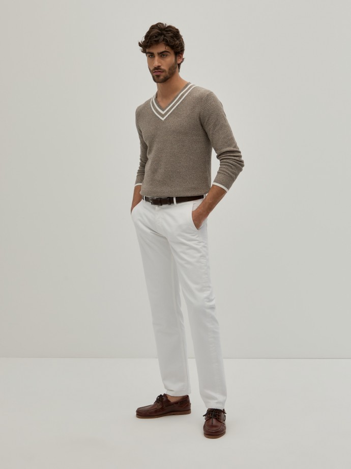 Regular fit chino pants