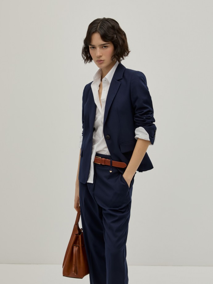 Blazer clssico regular fit