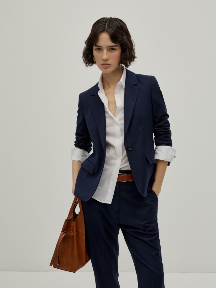 Blazer clssico regular fit