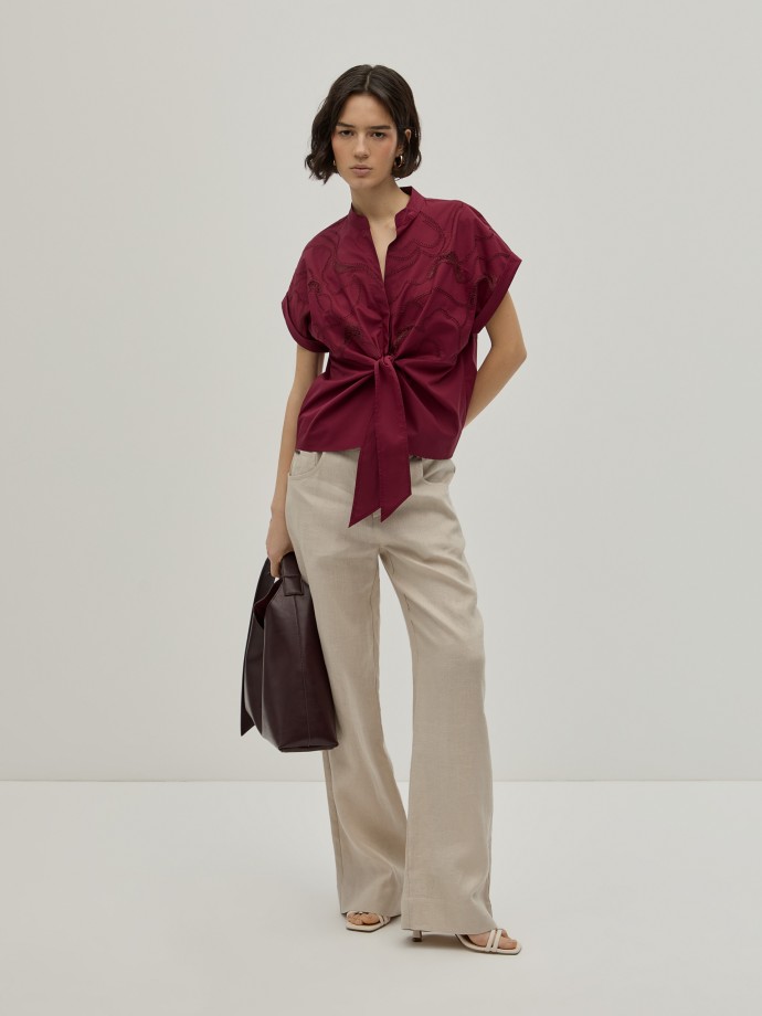 Blusa com bordado