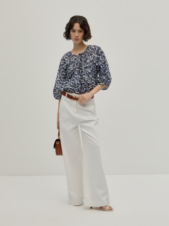Blusa corta estampada Blusa corta estampada