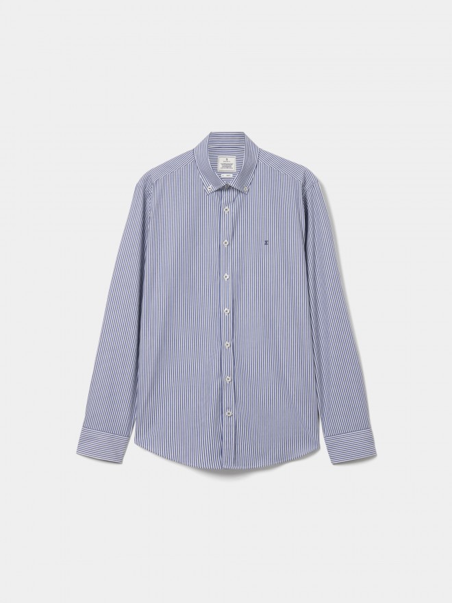 Striped cotton shirt