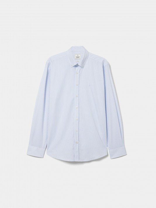 Striped cotton shirt