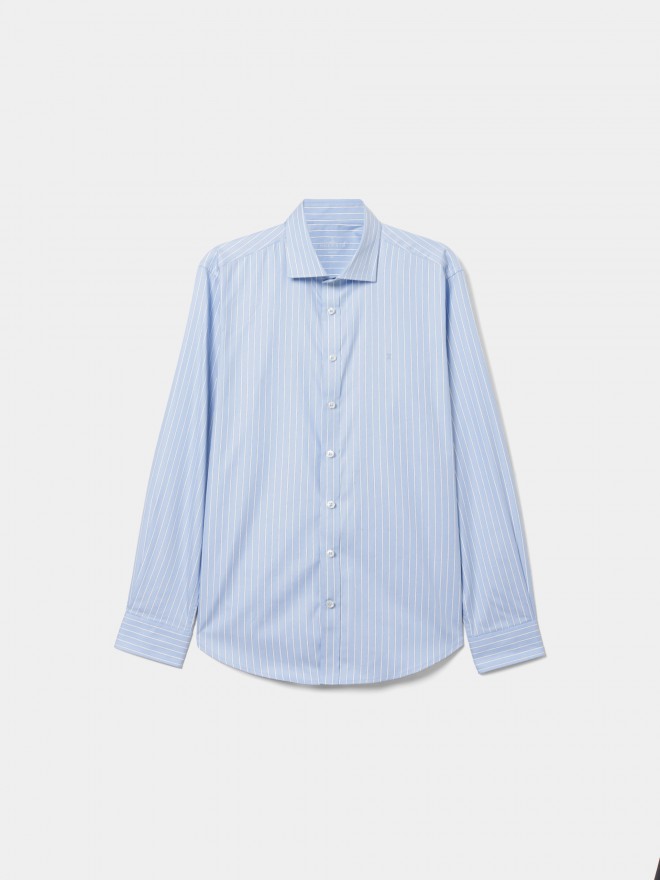 Camisa de algod�n a rayas