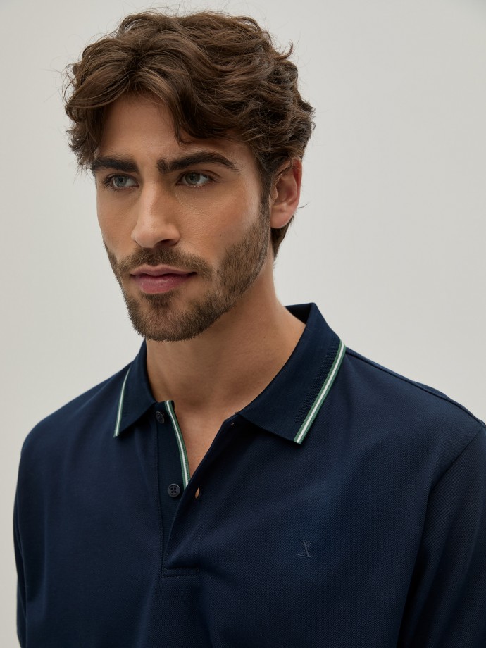 Polo piqu slim fit