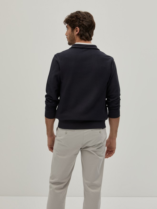 Half zip knit sweater Half zip knit sweater