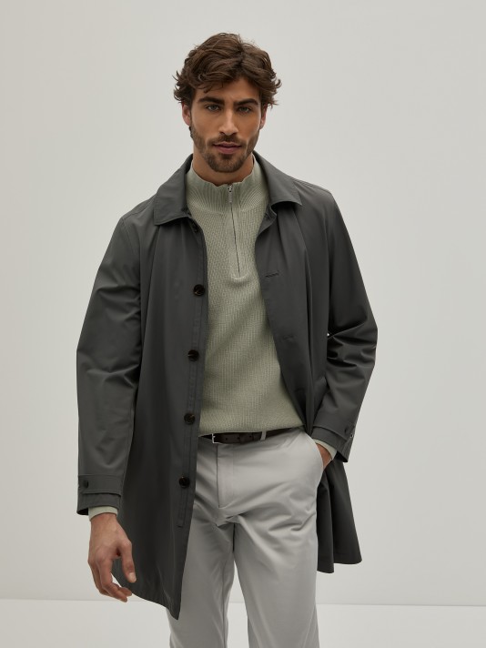 Water repellent gabardine