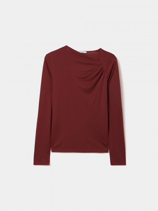 Camisola de malha em liocel