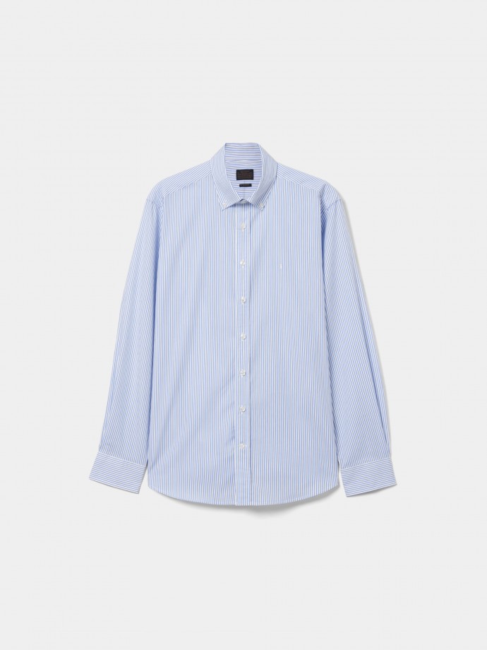 Regular fit striped shirt