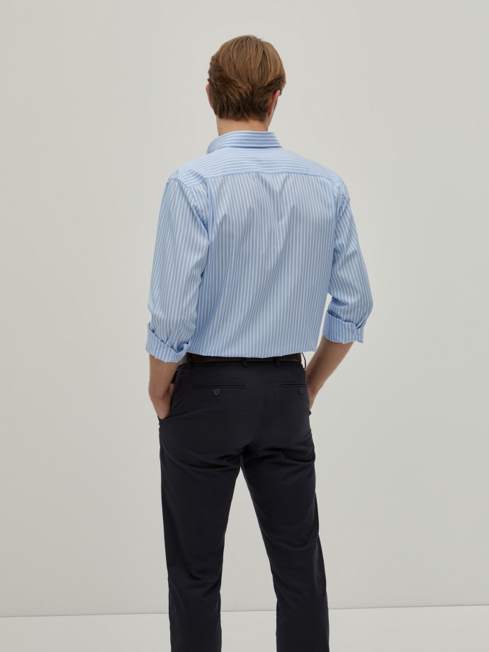 Regular fit poplin shirt