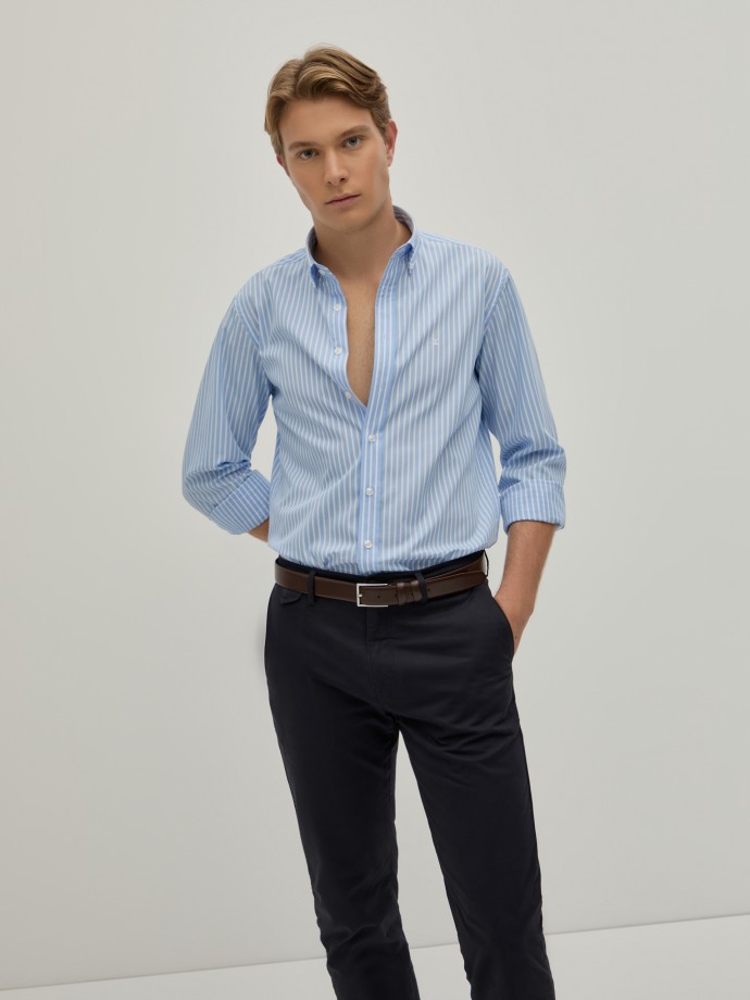 Regular fit poplin shirt