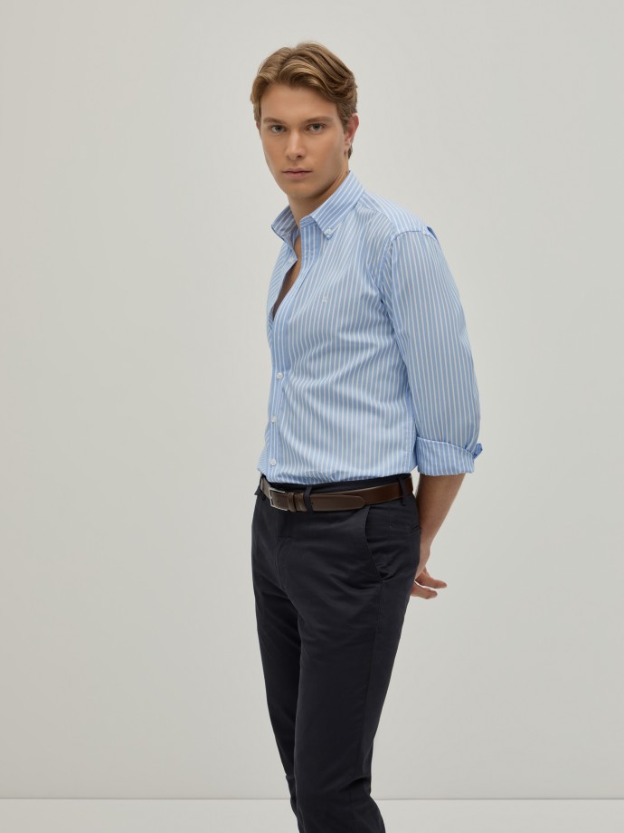 Regular fit poplin shirt