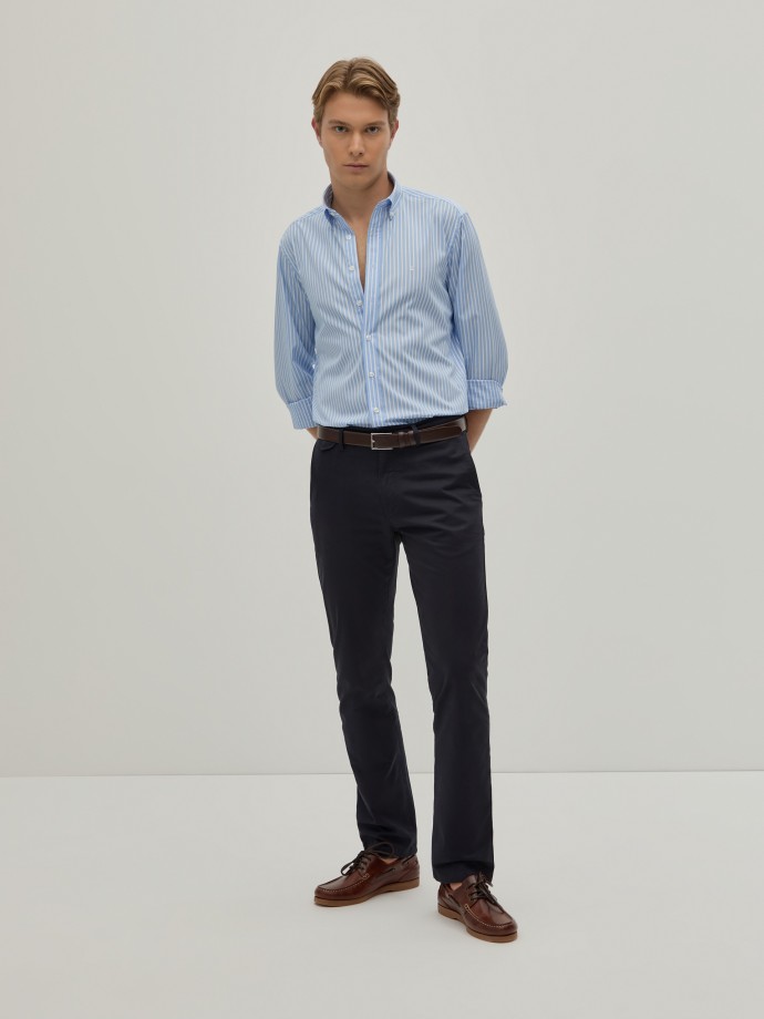 Regular fit poplin shirt