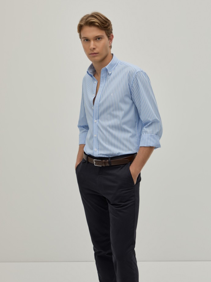 Regular fit poplin shirt