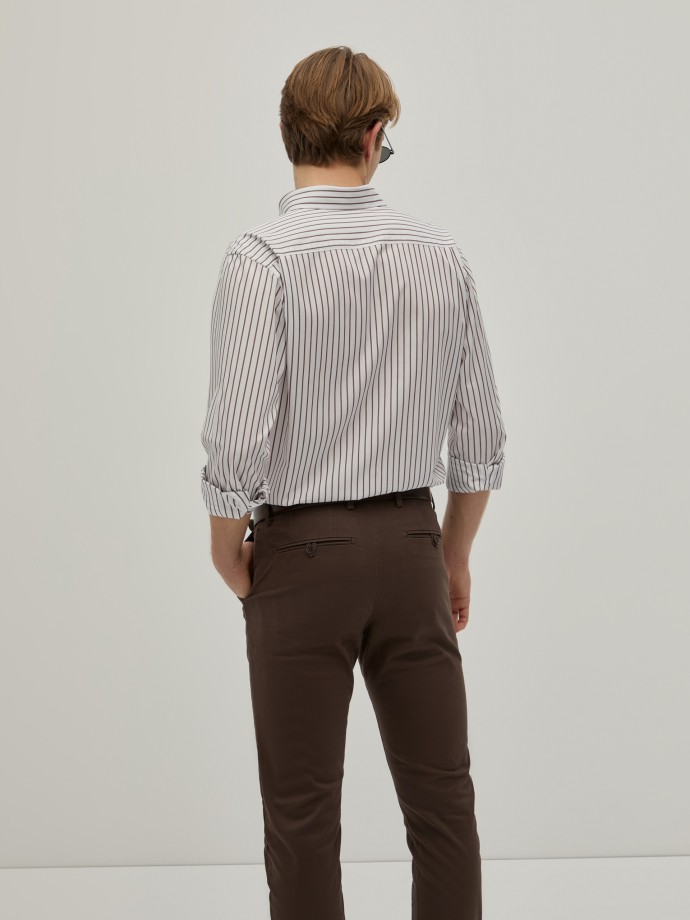 Camisa regular fit s riscas
