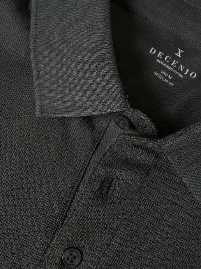Polo estruturado regular fit