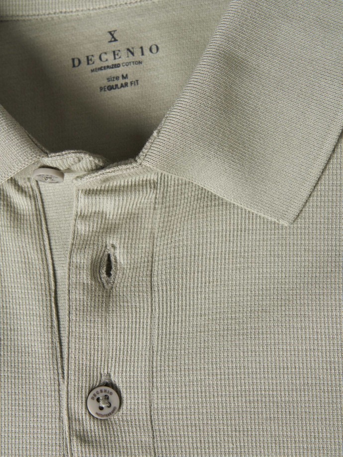 Polo estruturado regular fit