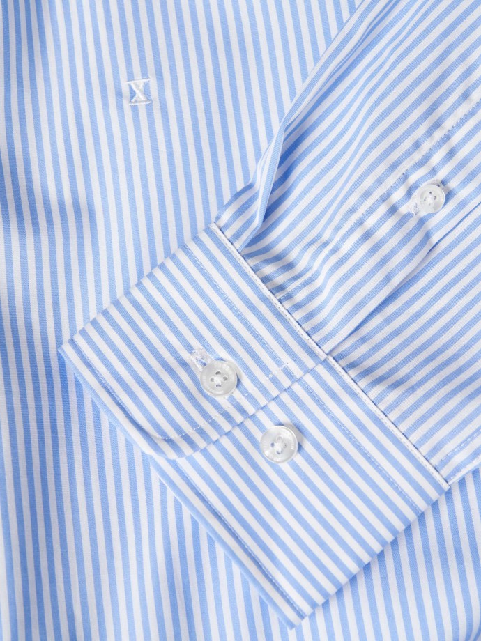 Camisa de rayas de corte regular
