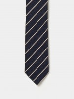 Corbata a rayas con seda Corbata a rayas con seda