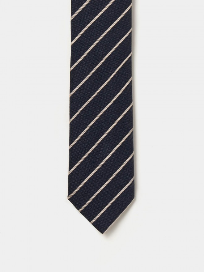 Corbata a rayas con seda Corbata a rayas con seda
